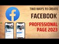2 ways to create a professional page