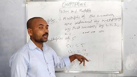 Class V Chapter 6 Factors And Multiples