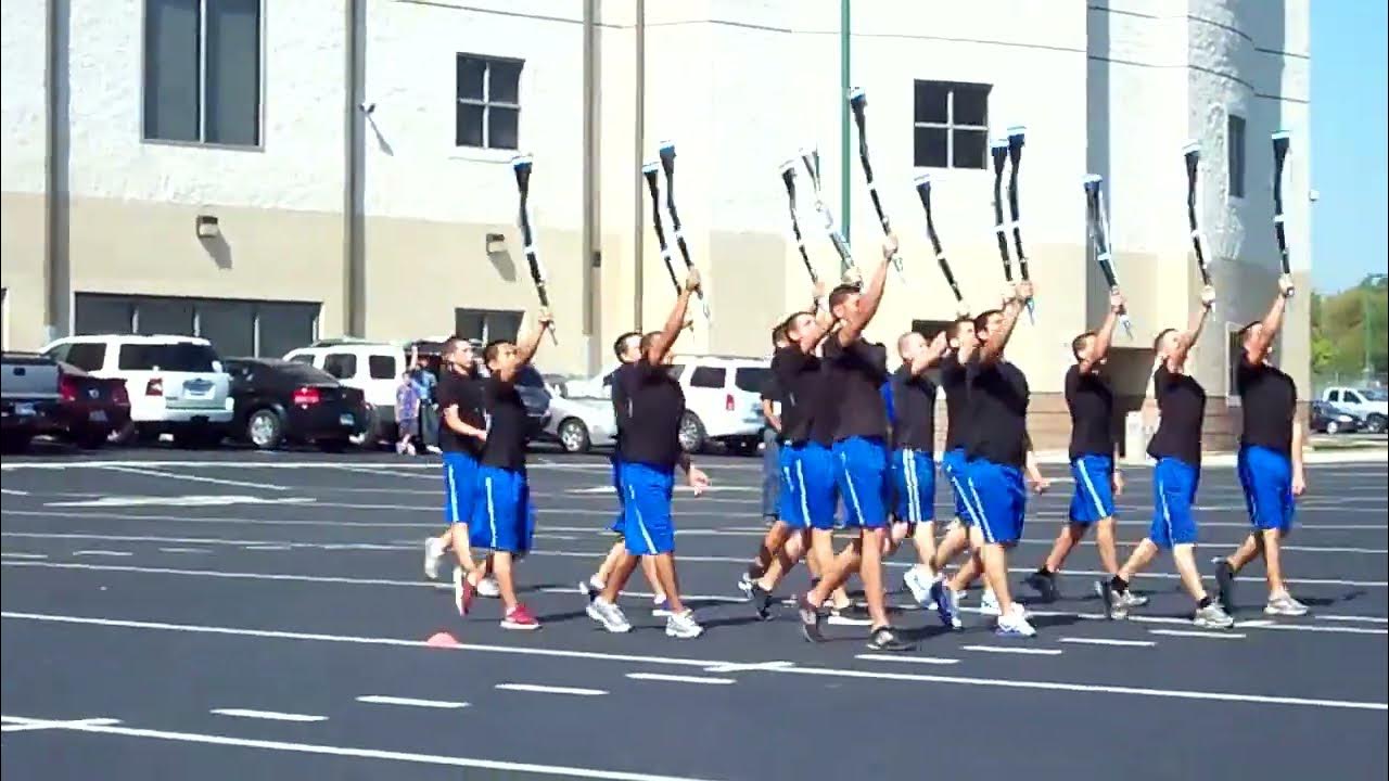 This is what a JROTC Armed Drill Team practice should look like. YouTube
