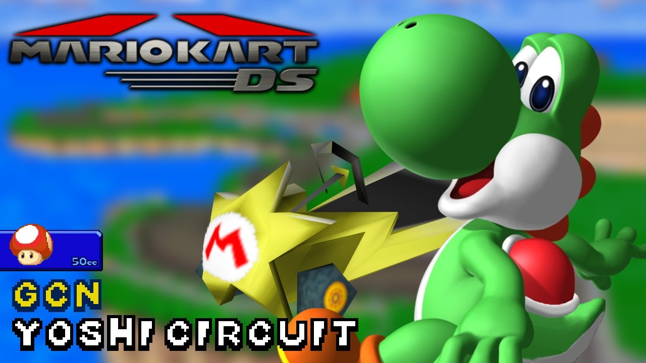 Mario Kart DS - 50cc - Yoshi - Shooting Star - GCN Yoshi Circuit | Ep. 3552