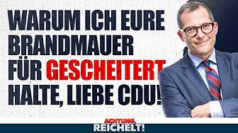 Die CDU muss endlich einsehen, was sie angerichtet hat! | Achtung, Reichelt! vom 09.10.2025