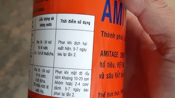 thuốc đặc trị tuyến trùng rệp sáp một cành và sâu rầy để bảo vệ cây trồng amitage 200ec