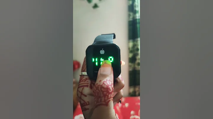 Touch watch time set #watch