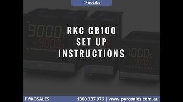 How to set up your CB100 digital temperature controller