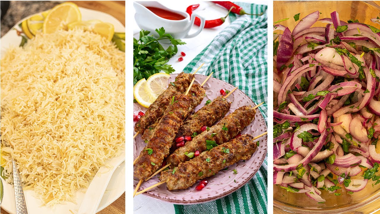 Greek Kebab with Pilaf & more Dinner in 60 Minutes! YouTube