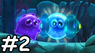 ЛИЗУН ГЛАЗАСТИК в подводном мире #2  Игра Goo Saga с ПАПУЛЕЙ