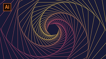 Geometric Line Art Tutorial | Adobe Illustrator Pattern Making || Authentech