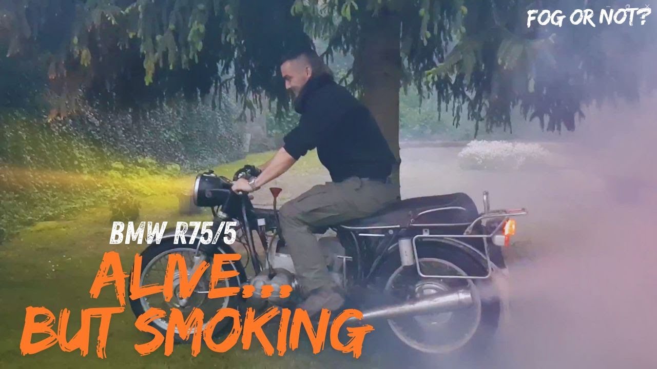 BMW R75/5 in a Cloud of Smoke | First Start
