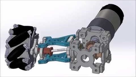 Mobile Robot Suspension/Transmission System Design with Solidworks
