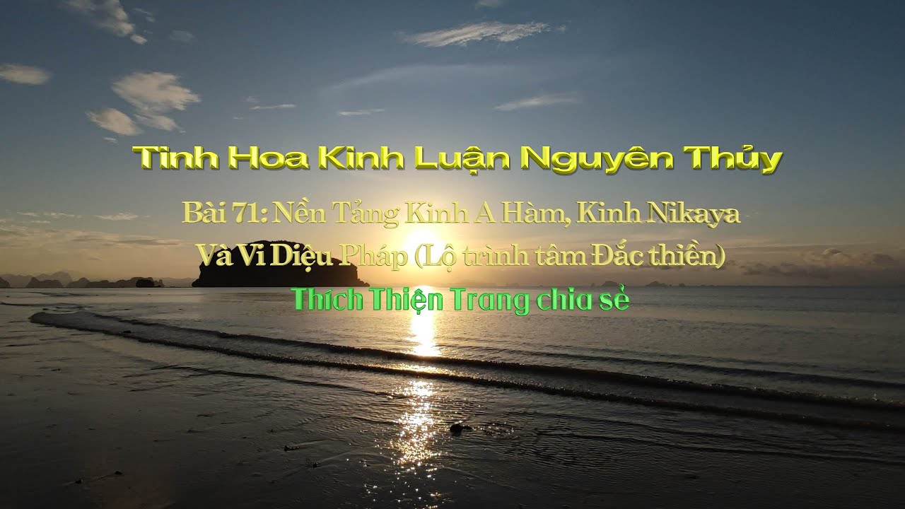 071- Tinh Hoa Kinh Luận Nguyên Thủy || Thích Thiện Trang
