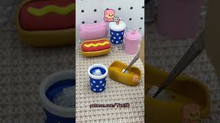 🌭 Yum3D Playful Hot Dog and Soda Fidget Clicker Keychain #shorts #3dprinting #hotdog #soda #snack