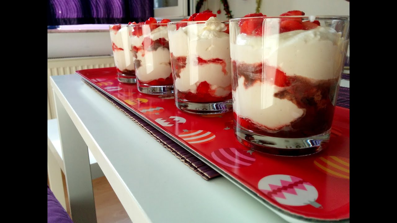 Strawberry with Cream dessert-Best recipe using ...