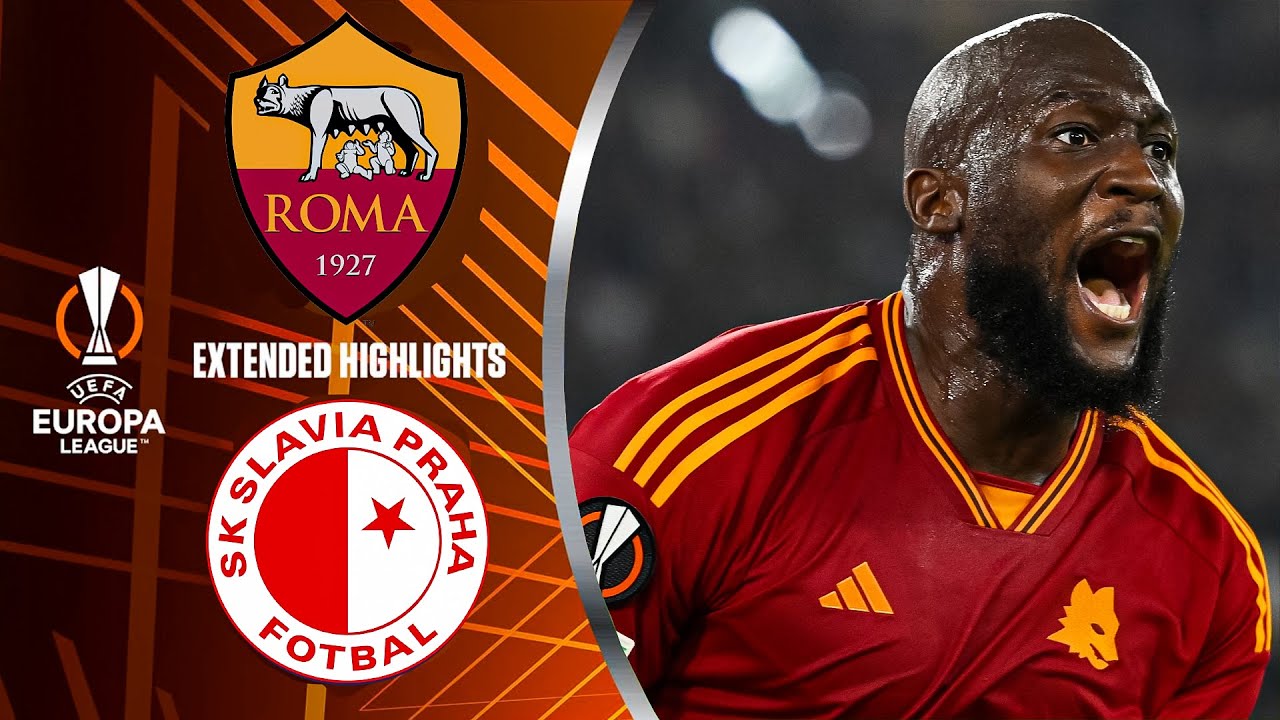 Roma vs Slavia Prague (26 Oct 2023) 🔥 Video Highlights - FootyRoom