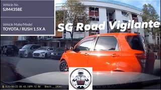 22Jun2020 Blk 821 Tampines Street 81 Carpark Hit And Run Toyota Rush Hit And Run.