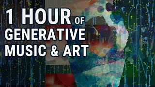 1 HOUR of Generative Ambient Music & Art by Christopher Sisk