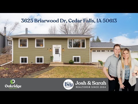 3625 Briarwood Dr, Cedar Falls, IA home video tour
