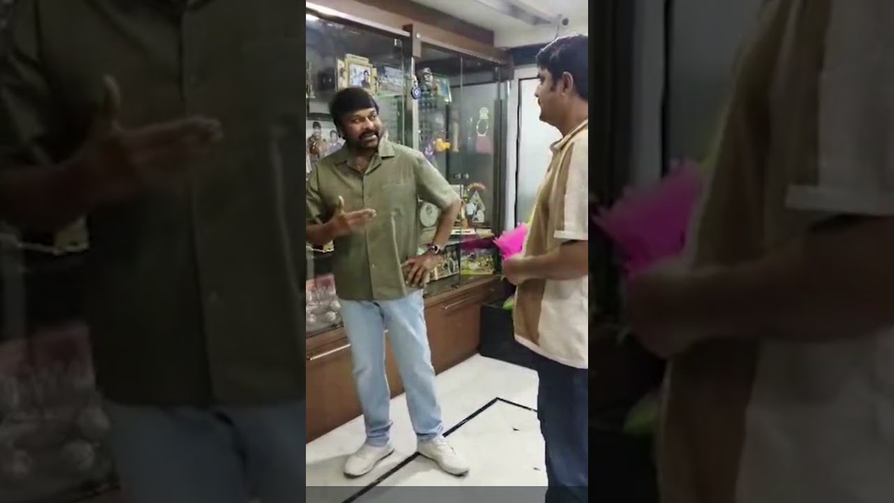 హీరో శ్రీకాంత్ అంటే చిరు కి ఇంత ఇష్టమా😍❤️ #Chiranjeevi Lovely Bonding With #HeroSrikanth #Shorts