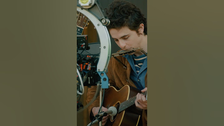 Timothée Chalamet as Bob Dylan | A COMPLETE UNKNOWN
