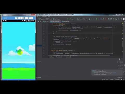 FlappyBird kotlin - 04. Fly up and down
