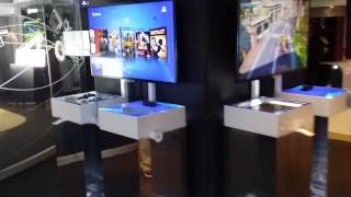 So many playstation 4 at the sony store in NYC