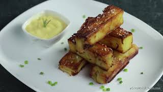 Roasted Garlic Makes a Potato Pave Rich and Savory