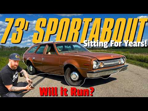 FORGOTTEN AMC Hornet Sportabout! Will it RUN And DRIVE? AMC 258 Straight Six Engine Repair!