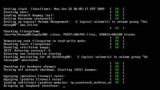Diskless booting CentOS 5 from an SAN using a ISCSI LUN over gPXE