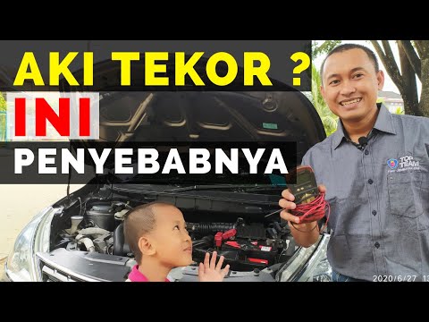 penyebab aki mobil cepat tekor atau habis. 