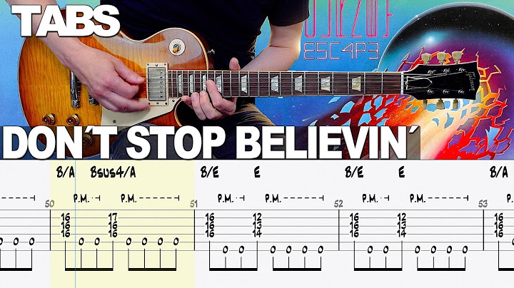 Don’t Stop Believin’ Guitar version - Guitar performance video thumbnail