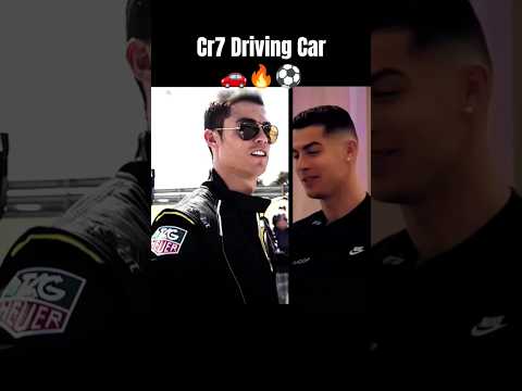 Cr7 Ronaldo driving car 🚗⚽🔥🥶🥶 #ronaldo #football #car #race #carracing #cr7ronaldo #messi #ronaldojr