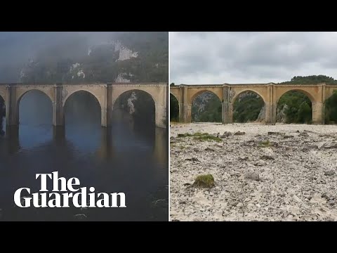 Drone footage reveals impact of climate crisis on Europe's rivers