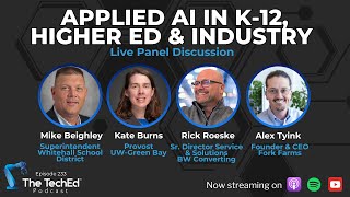 Applied AI in K-12, Higher Ed and Industry - Live Panel from TitletownTech