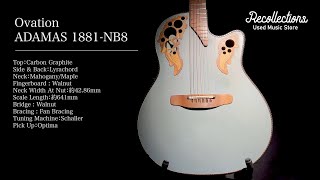 出張買取にて、Ovation ADAMAS 1881-NBB エレアコを買取させて