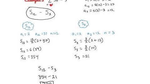 Sums of Finite and Infinite Series