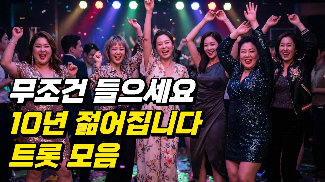 지금 안 들으면 손해 😁 젊어지는 명곡 ❤️ 신나는 트롯 😍 한 번 들으면 흥이 폭발합니다🎶