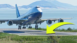 Largest Planes vs The World's Shortest Runway