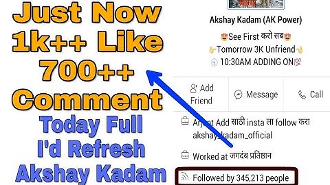 Just Now 2k++ Likes 500+ Comment Fb King Akshay kadam Toda Full i