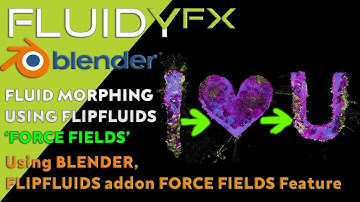 Create Fluid Morphing FX in Blender | Fluid Simulation with FlipFluids & Force Fields