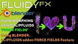 Fluid Morphing FX in Blender | Fluid Simulation with FlipFluids & Force Fields