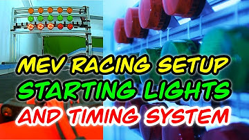 MEV Racing FPV RC Official Circuit Setup - Realistic Racing Starting Lights & Timing System