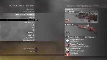 CLASS SETUP WITH SHOTS