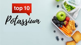 TOP 10 Potassium rich foods (NOT bananas!)