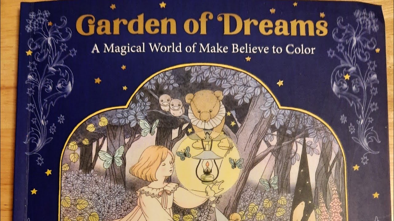 Полистаем раскраску «Сад мечты» и посмотрим на небольшие покупки в магазине Michael's.