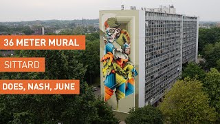 DOES - 36 Meter High Mural w/ Nash & June