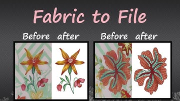 how to convert raster image to vector image | Color separation in Photoshop |fabric to file