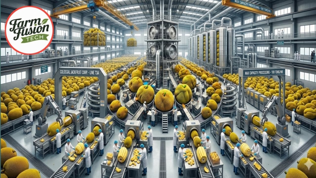 Amazing Jackfruit Harvest on Thai Farms | From Orchard to Thailand Street Food