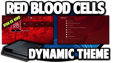 [PS4 THEMES] VEV Red Blood Cells Stage 3 Dynamic Theme Video in 60FPS