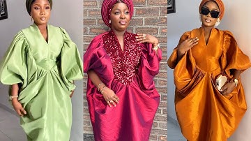 Freehand Making of Built-Up Collar Bubu Kaftan with Pleated Bodice & No Shoulder Seam | CUT and SEW