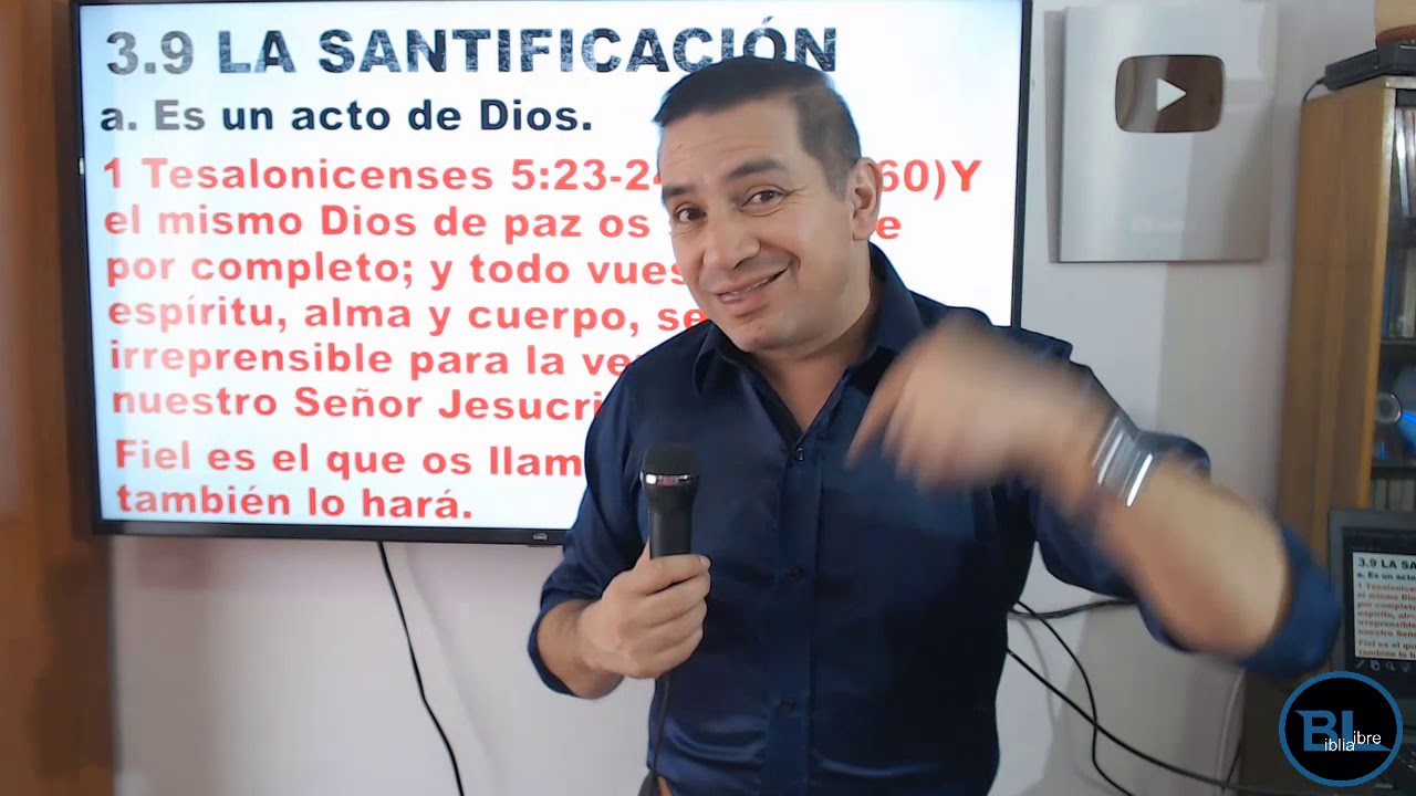 COMO VIVIR EN SANTIDAD --- serie (Soteriología) --- EDGAR ESCOBAR