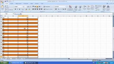 Menggunakan Freeze Panes Pada Microsoft Excel 2007